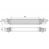 818541 VALEO Интеркулер