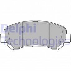 LP2031 DELPHI Комплект гальмівних колодок дисковий гальм