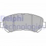 LP2031 DELPHI Комплект гальмівних колодок дисковий гальм
