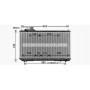 TO2297 AVA QUALITY COOLING Радіатор охолодження двигуна