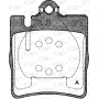 BPA0709.10 OPEN PARTS Комплект гальмівних колодок дисковий гальм