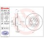 08.A615.10 BREMBO Гальмівний диск