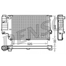 DRM05063 DENSO Радіатор охолодження двигуна