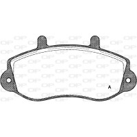 BPA0677.00 OPEN PARTS Комплект гальмівних колодок дисковий гальм