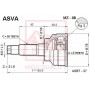 MZ-08 ASVA Шарнирный комплект, Привідний вал