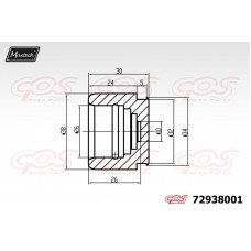 72938001 MAXTECH Поршень корпус скоби гальма