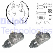 KP957 DELPHI Комплект гальмівних колодок