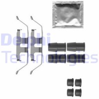 LX0578 DELPHI Комплектуючі колодки дискового гальма