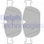 LP2140 DELPHI Комплект гальмівних колодок дисковий гальм