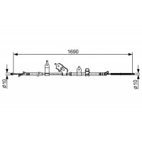 1 987 482 443 BOSCH Тросик, cтояночный тормоз
