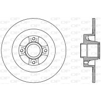 BDA2427.10 OPEN PARTS Гальмівний диск