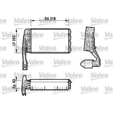 817107 VALEO Випарник кондиціонера