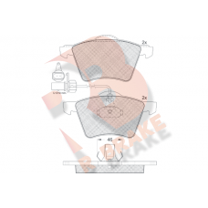 RB1350 R BRAKE КомплеК т гальмівних колодок, дискове гальмо