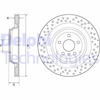 BG4699C DELPHI Гальмівний диск