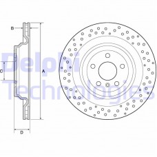 BG4699C DELPHI Гальмівний диск
