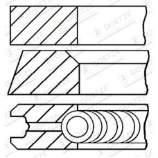 08-428700-00 GOETZE ENGINE Комплект поршневих кілець