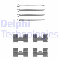 LX0032 DELPHI Комплектуючі колодки дискового гальма