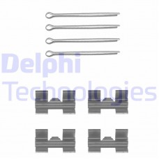 LX0032 DELPHI Комплектуючі колодки дискового гальма