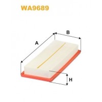 WA9689 WIX FILTERS Повітряний фільтр