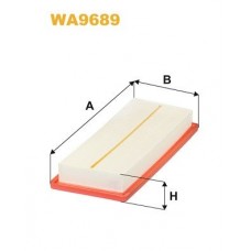 WA9689 WIX FILTERS Повітряний фільтр