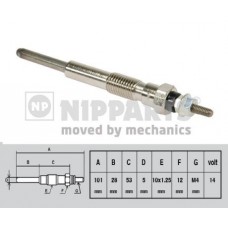 J5712005 NIPPARTS Свічка розжарювання