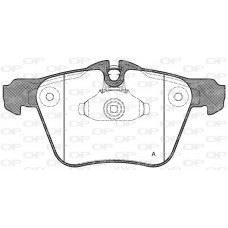 BPA1217.00 OPEN PARTS КомплеК т гальмівних колодок, дискове гальмо
