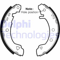 LS1434 DELPHI Комплект гальмівних колодок