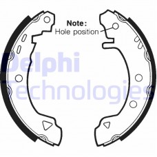 LS1434 DELPHI Комплект гальмівних колодок