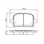 0 986 424 639 BOSCH Комплект гальмівних колодок дисковий гальм