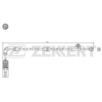 BS-8048 ZEKKERT Сигналізатор зносу гальмівних колодок