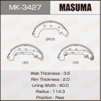 MK-3427 MASUMA Комплект гальмівних колодок