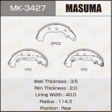 MK-3427 MASUMA Комплект гальмівних колодок