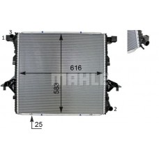 WG2184019 WILMINK GROUP Радіатор охолодження двигуна