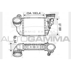 104614 AUTOGAMMA Интеркулер