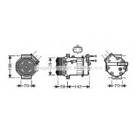 OLAK448 AVA QUALITY COOLING Компресор кондиціонера