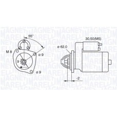 063720390010 MAGNETI MARELLI Стартер