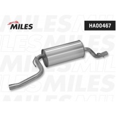 HA00467 MILES Середній глушник вихлопних газів