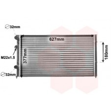 58002027 VAN WEZEL Радіатор охолодження двигуна