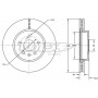 TX 72-56 TOMEX Brakes Гальмівний диск