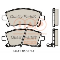 704-15050 IAP QUALITY PARTS Комплект гальмівних колодок дисковий гальм