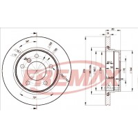 BD-2315 FREMAX Гальмівний диск