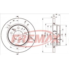 BD-2315 FREMAX Гальмівний диск