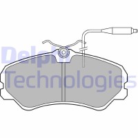 LP594 DELPHI КомплеК т гальмівних колодок, дискове гальмо