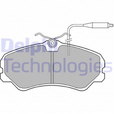 LP594 DELPHI КомплеК т гальмівних колодок, дискове гальмо
