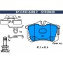 B1.G102-0489.2 GALFER КомплеК т гальмівних колодок, дискове гальмо
