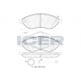 141803 ICER Комплект гальмівних колодок дисковий гальм