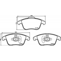 FK20007 KAISHIN Комплект гальмівних колодок дисковий гальм