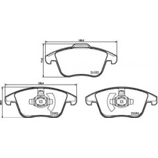 FK20007 KAISHIN Комплект гальмівних колодок дисковий гальм