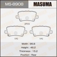 MS8908 MASUMA Колодки гальмівні