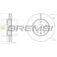 CD7721V BREMSI Гальмівний диск